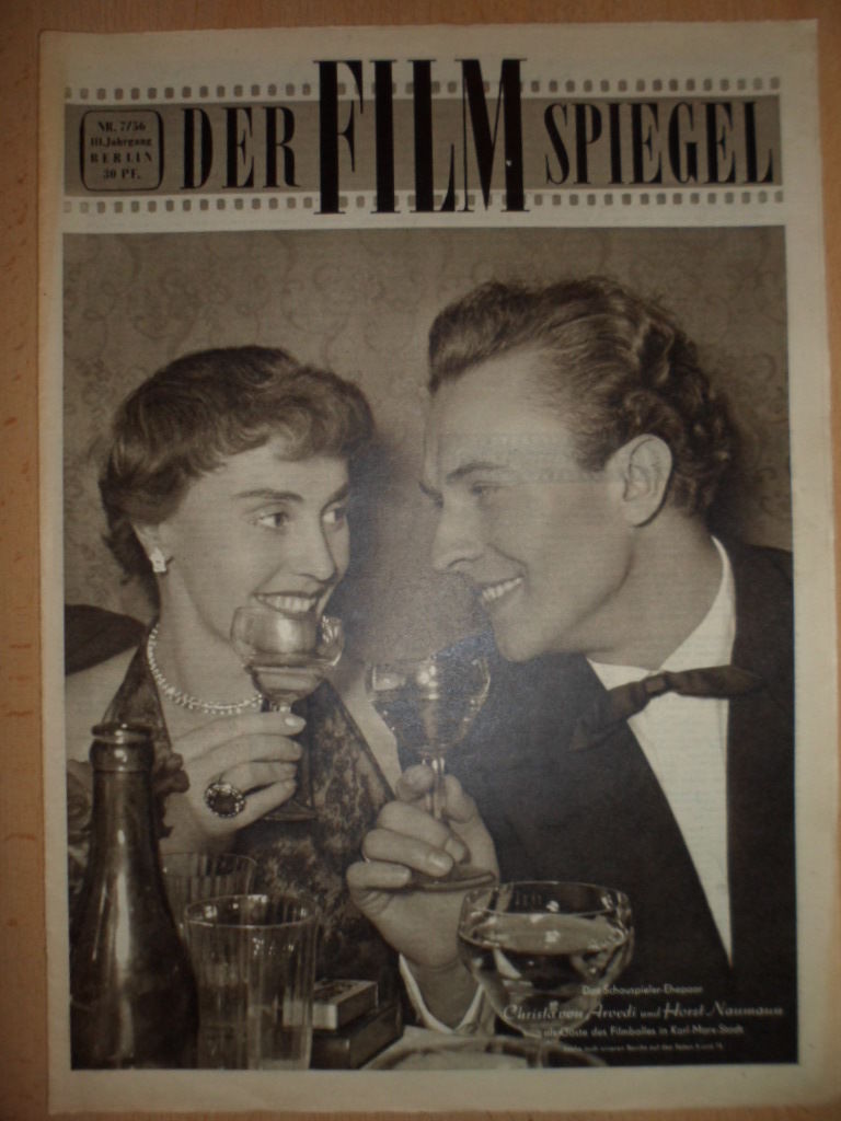 FILMSPIEGEL magazine side cover Issue 7  1956