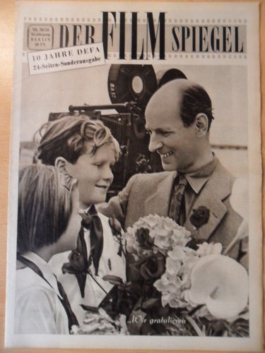 FILMSPIEGEL magazine side cover Issue 10  1956