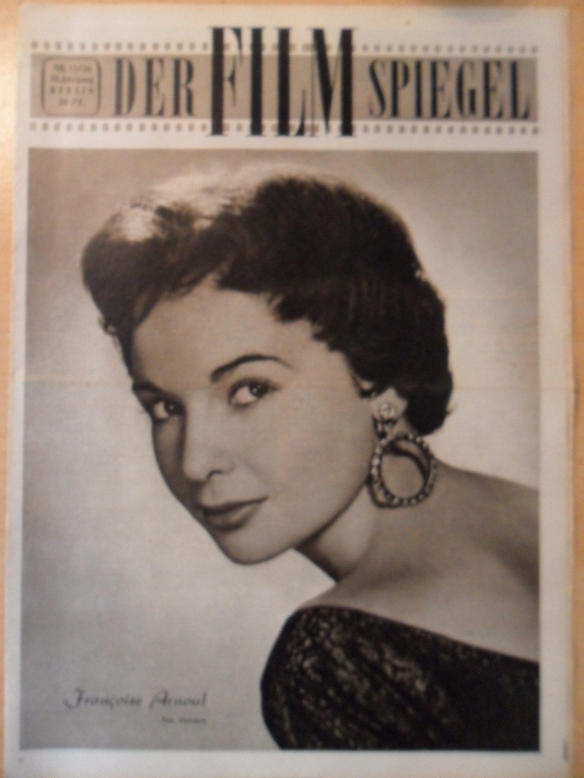 FILMSPIEGEL magazine side cover Issue 11  1956