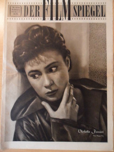 FILMSPIEGEL magazine side cover Issue 12  1956