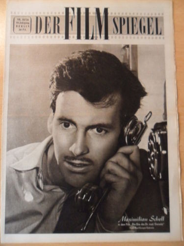 FILMSPIEGEL magazine side cover Issue 18  1956