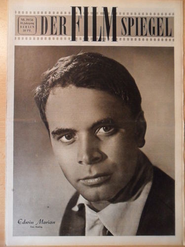 FILMSPIEGEL magazine side cover Issue 19  1956