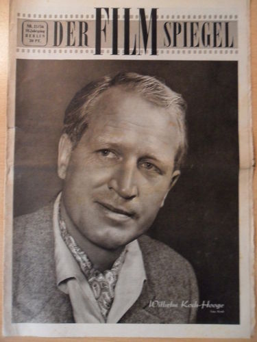 FILMSPIEGEL magazine side cover Issue 21  1956