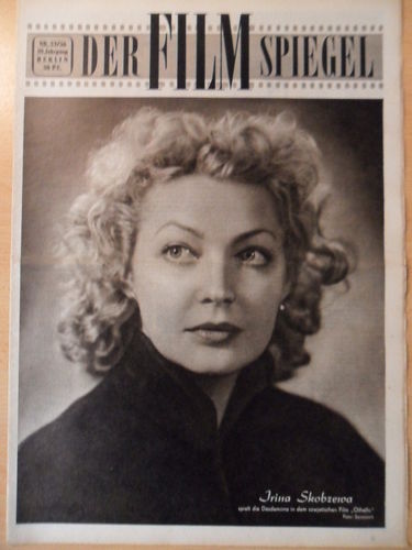 FILMSPIEGEL magazine side cover Issue 23  1956