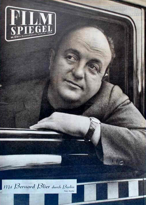 FILMSPIEGEL magazine side cover Issue 12  1957