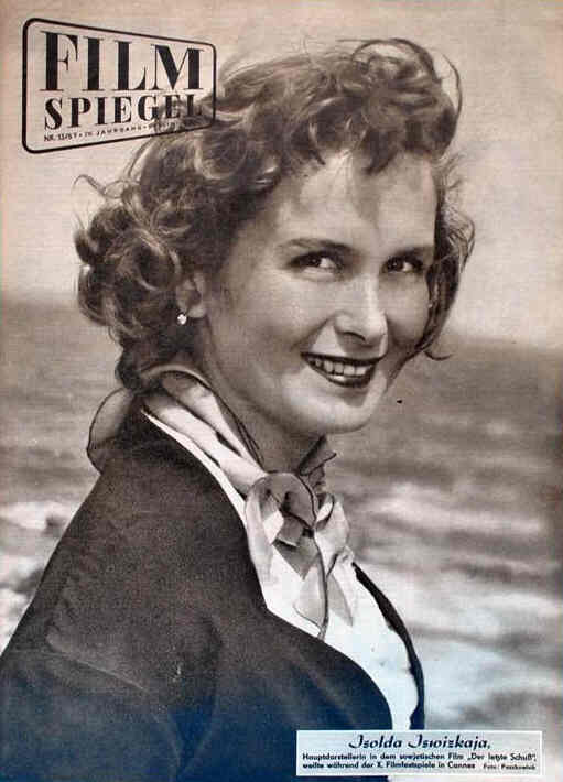 FILMSPIEGEL magazine side cover Issue 13  1957