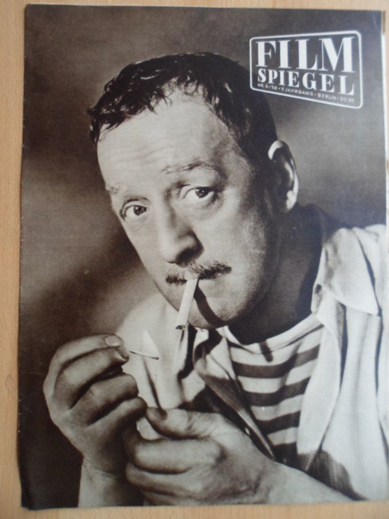 FILMSPIEGEL magazine side cover Issue 5  1958