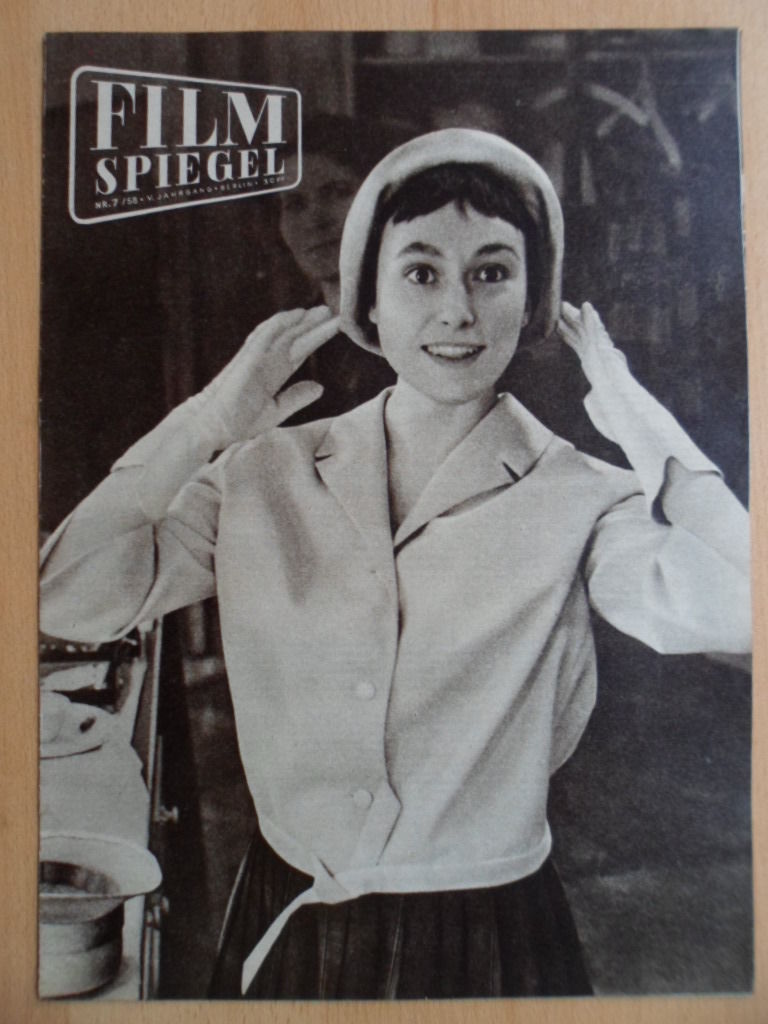 FILMSPIEGEL magazine side cover Issue 7  1958