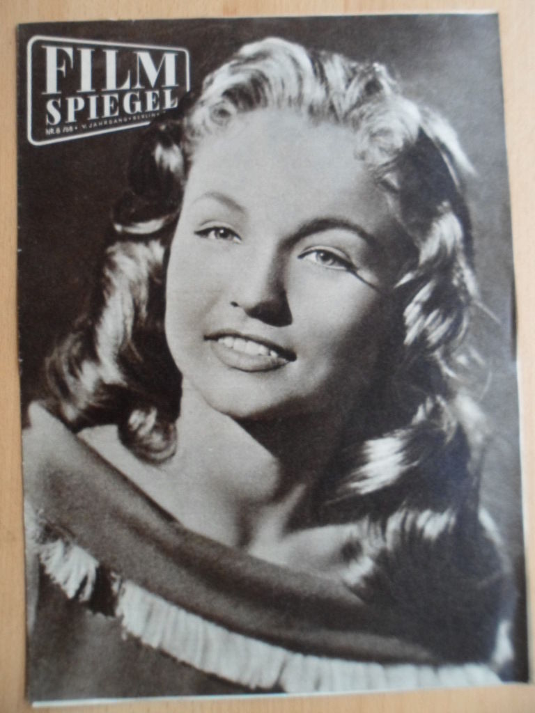 FILMSPIEGEL magazine side cover Issue 8  1958