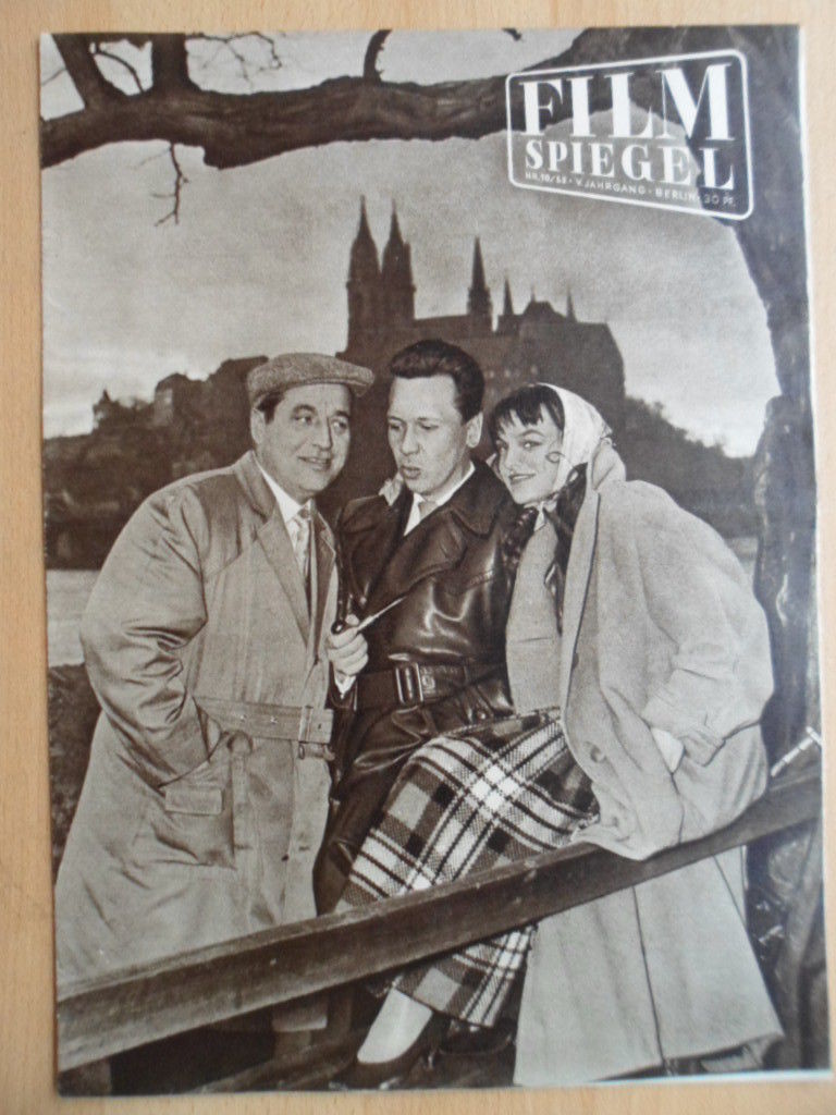FILMSPIEGEL magazine side cover Issue 10  1958