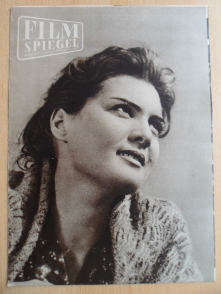 FILMSPIEGEL magazine side cover Issue 12  1958