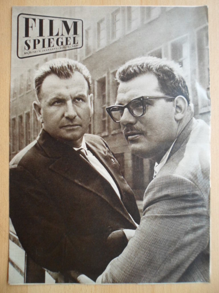 FILMSPIEGEL magazine side cover Issue 15  1958