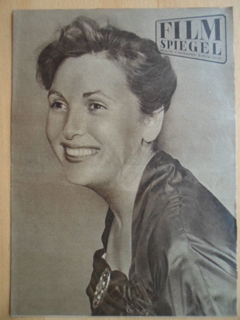 FILMSPIEGEL magazine side cover Issue 16  1958