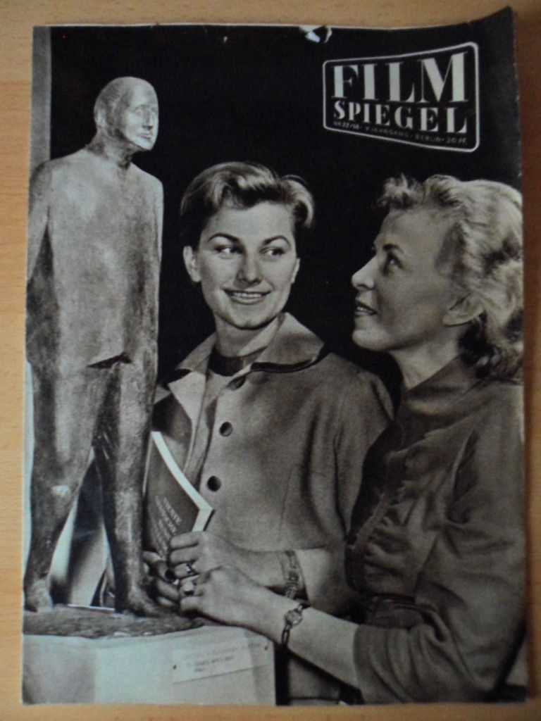 FILMSPIEGEL magazine side cover Issue 22  1958