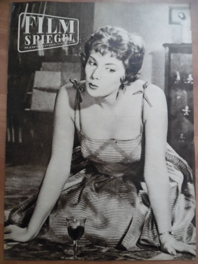 FILMSPIEGEL magazine side cover Issue 3  1959