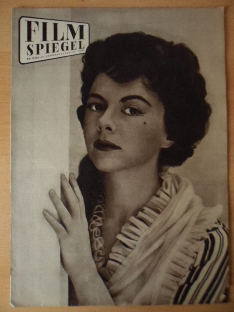 FILMSPIEGEL magazine side cover Issue 10  1959