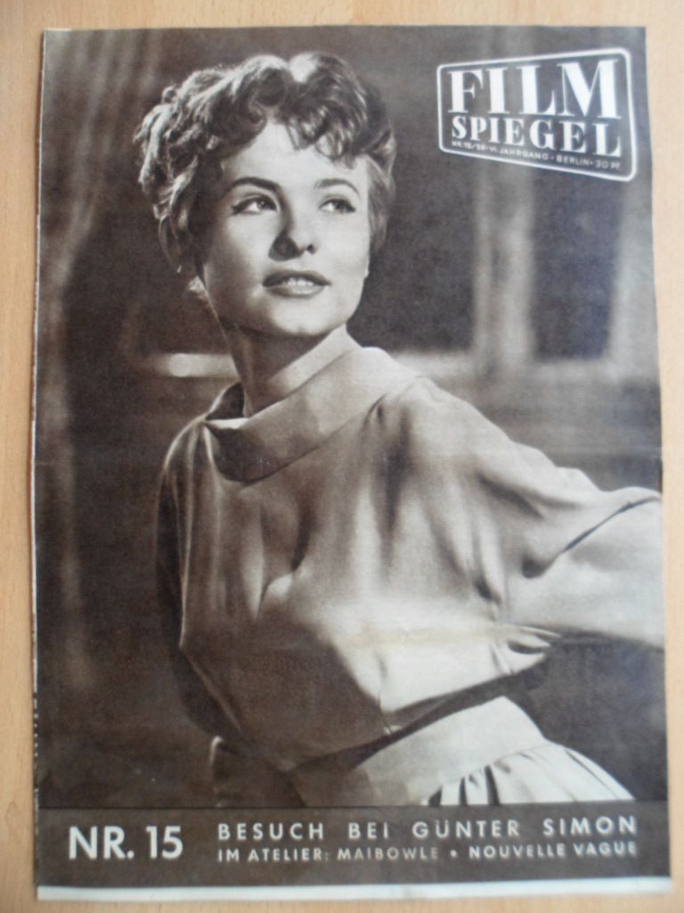FILMSPIEGEL magazine side cover Issue 15  1959