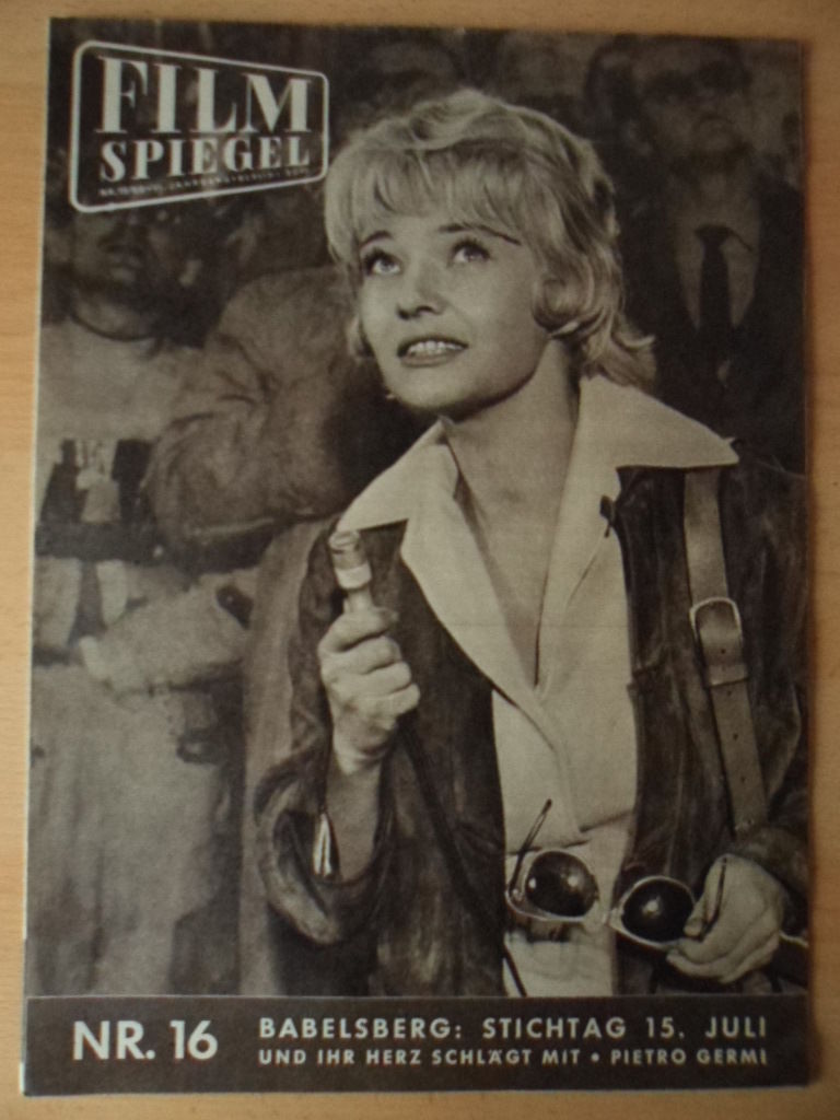 FILMSPIEGEL magazine side cover Issue 16  1959
