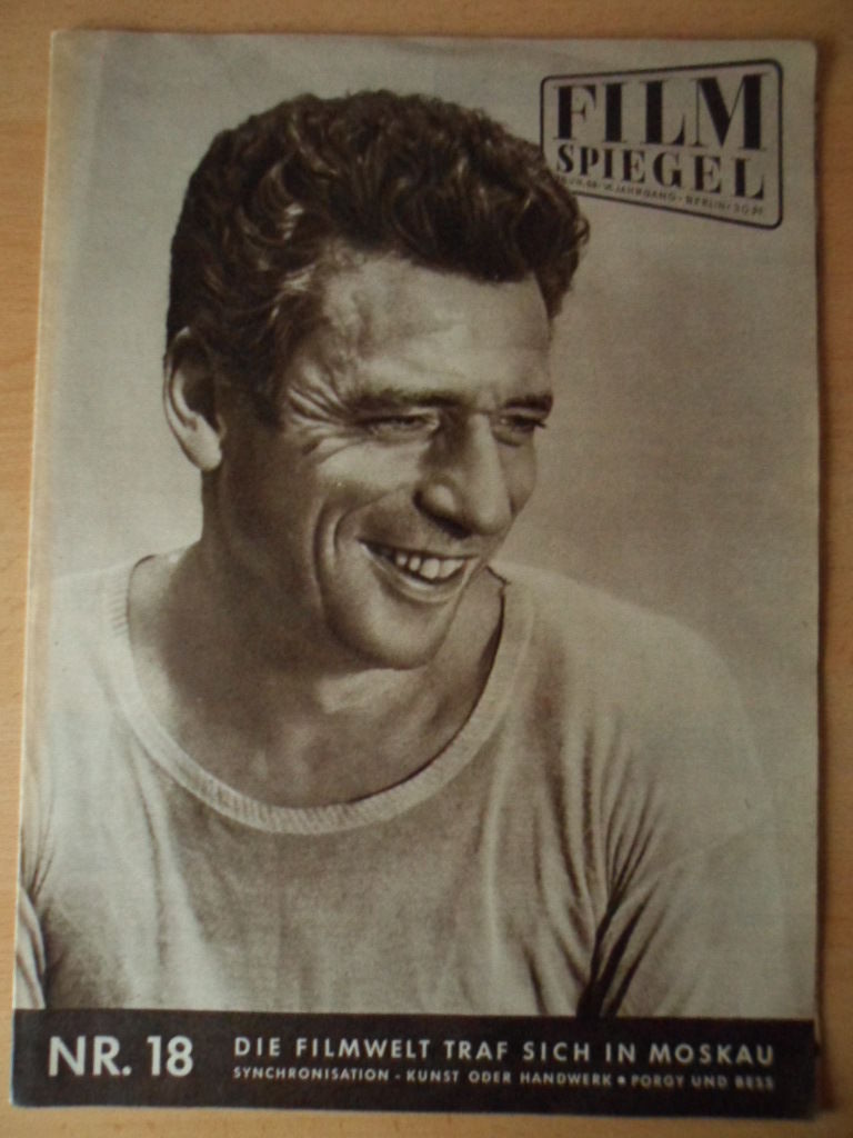 FILMSPIEGEL magazine side cover Issue 18  1959