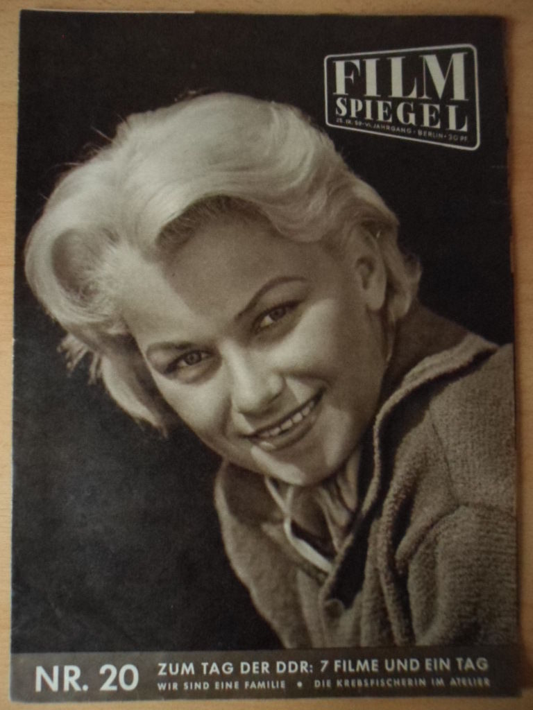 FILMSPIEGEL magazine side cover Issue 20  1959