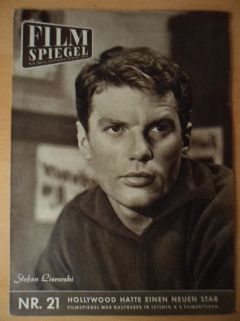 FILMSPIEGEL magazine side cover Issue 21  1959
