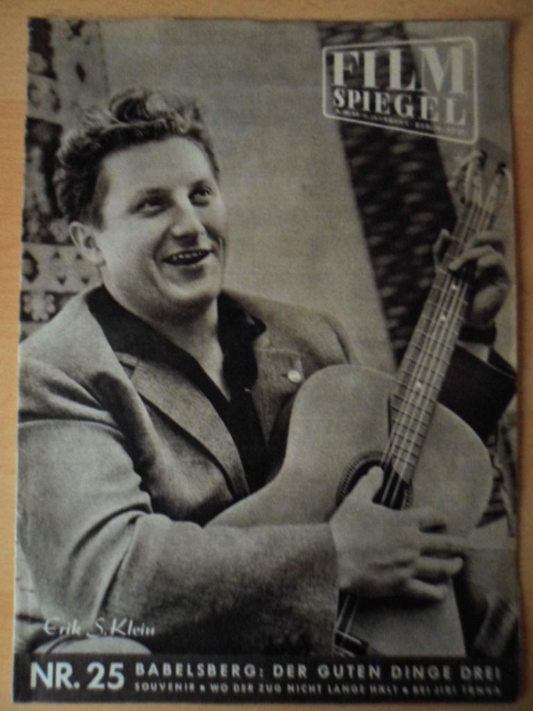 FILMSPIEGEL magazine side cover Issue 25  1959