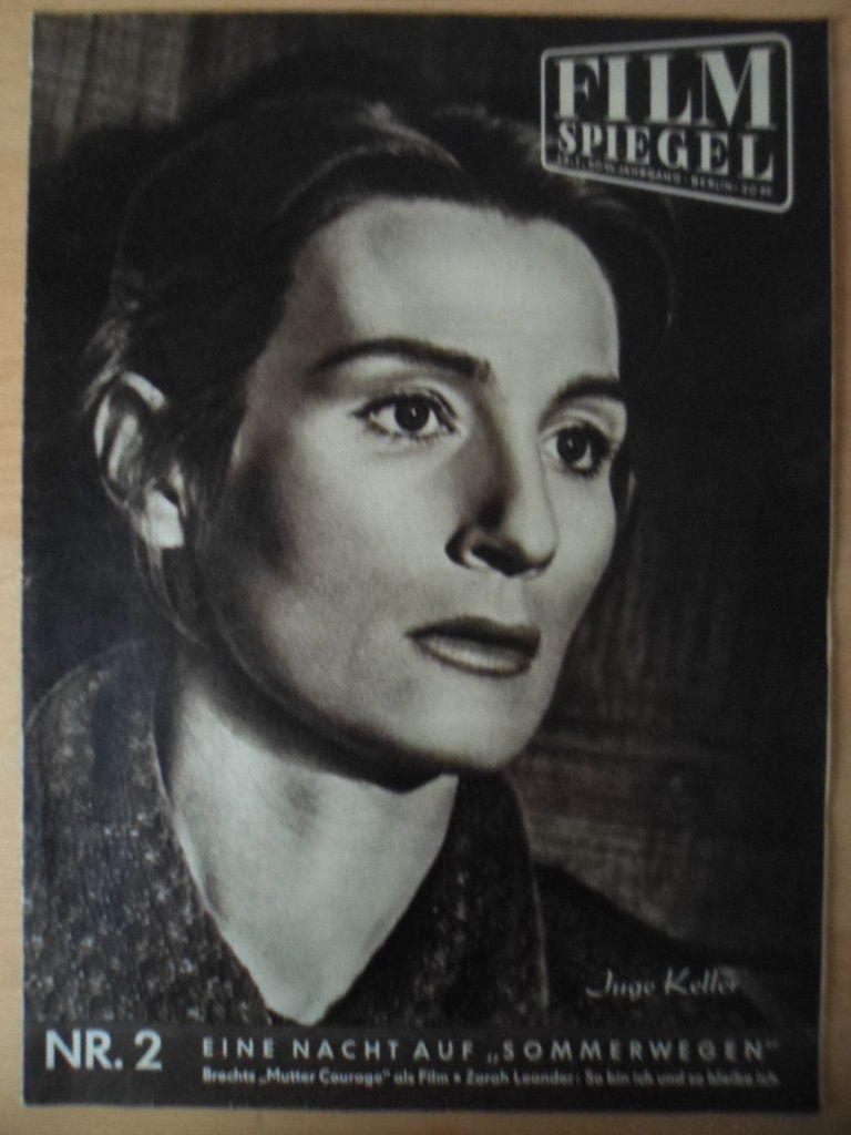 FILMSPIEGEL magazine side cover Issue 2  1960