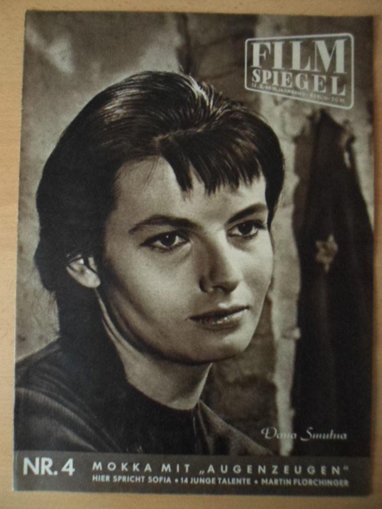 FILMSPIEGEL magazine side cover Issue 4  1960