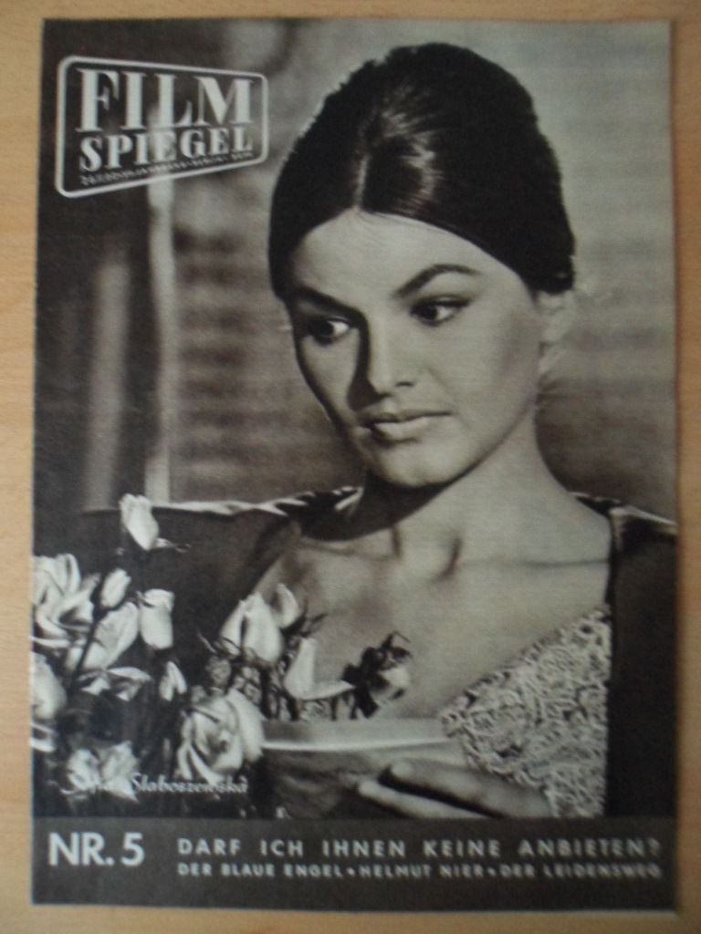 FILMSPIEGEL magazine side cover Issue 5  1960
