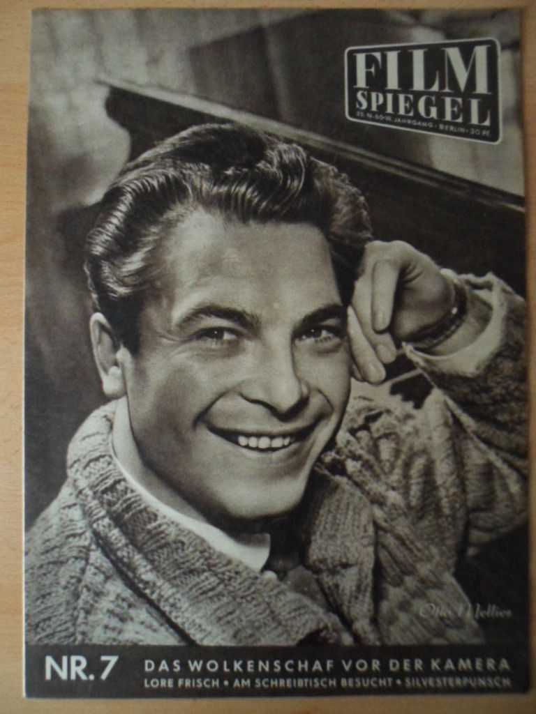 FILMSPIEGEL magazine side cover Issue 7  1960