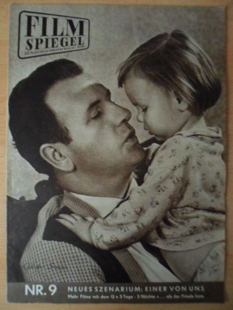FILMSPIEGEL magazine side cover Issue 9  1960