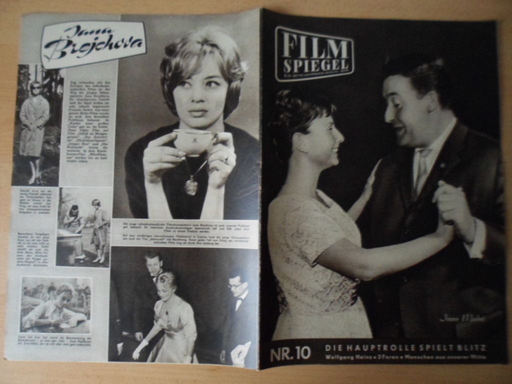 FILMSPIEGEL magazine side cover Issue 10  1960