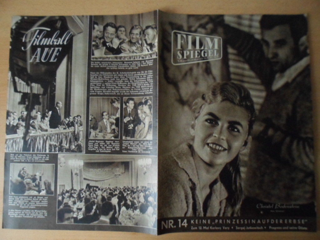 FILMSPIEGEL magazine side cover Issue 14  1960