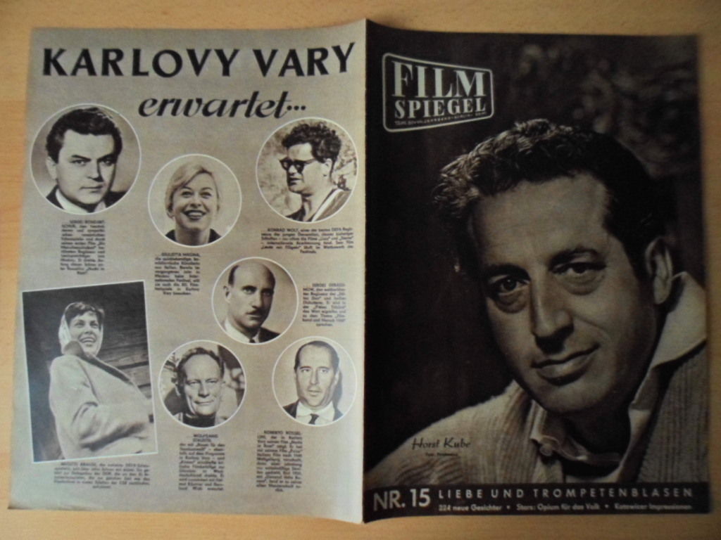 FILMSPIEGEL magazine side cover Issue 15  1960
