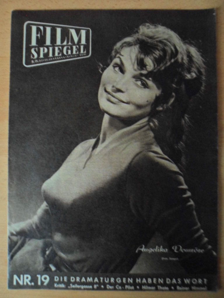 FILMSPIEGEL magazine side cover Issue 19  1960