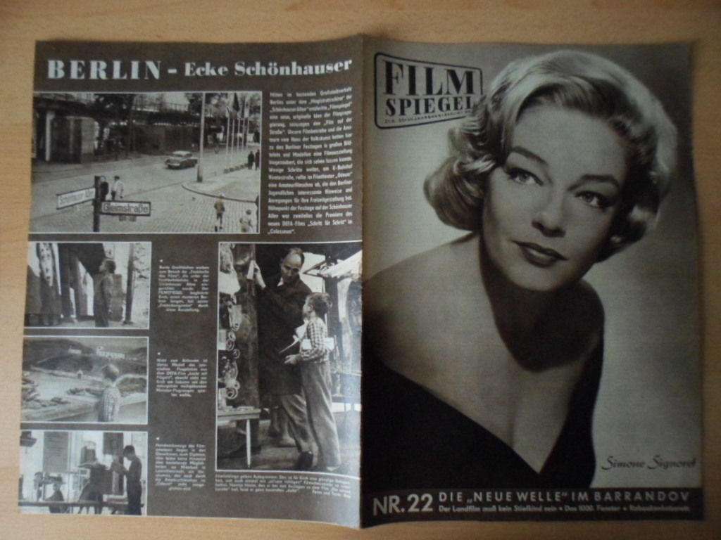 FILMSPIEGEL magazine side cover Issue 22  1960