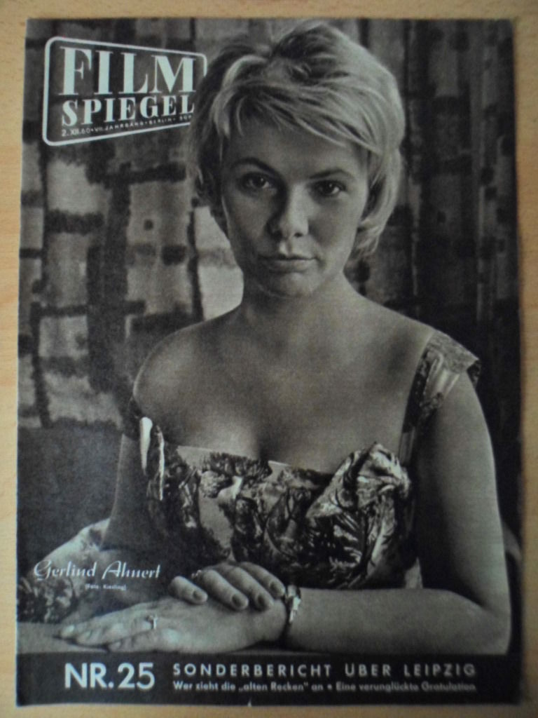 FILMSPIEGEL magazine side cover Issue 25  1960