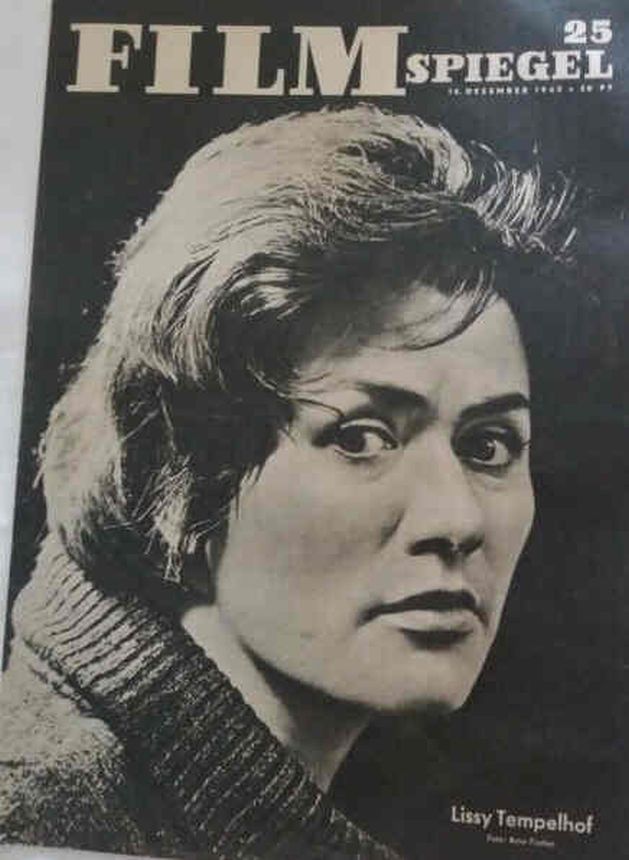 FILMSPIEGEL magazine side cover Issue 25 14 December 1962