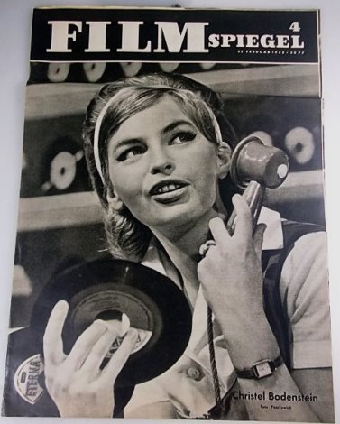 FILMSPIEGEL magazine side cover Issue 4 23 February 1962