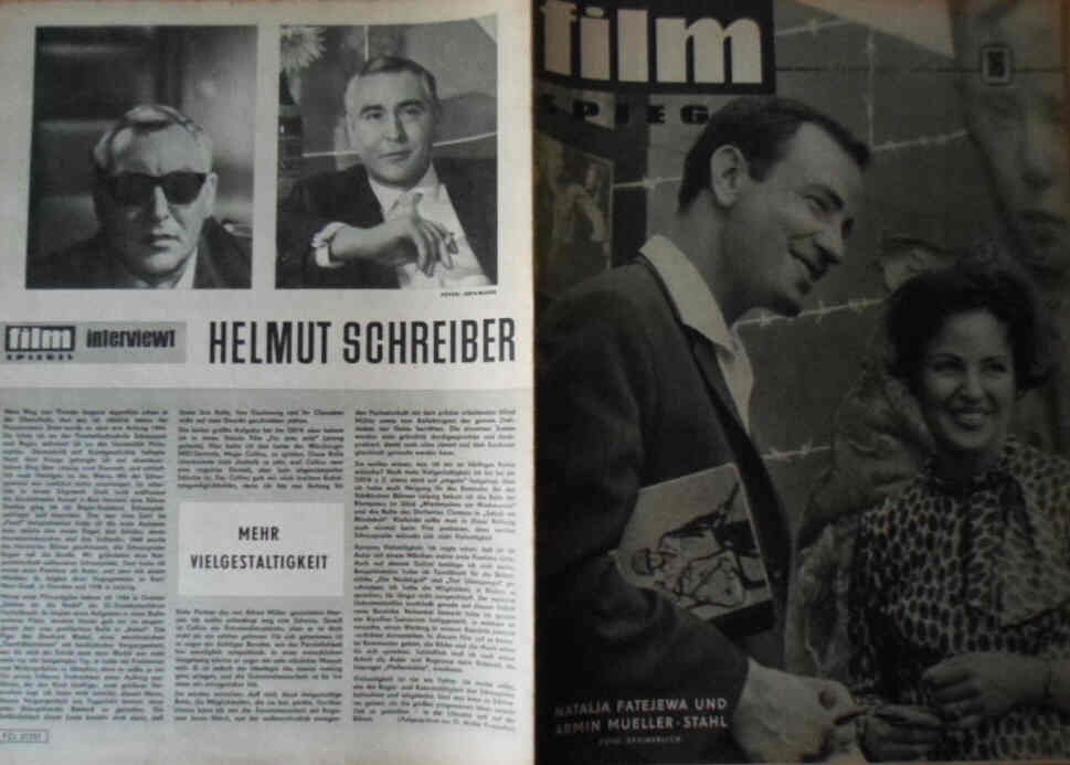 FILMSPIEGEL magazine side cover Issue 16  1963