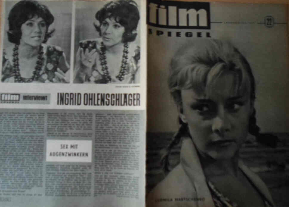 FILMSPIEGEL magazine side cover Issue 22  1963