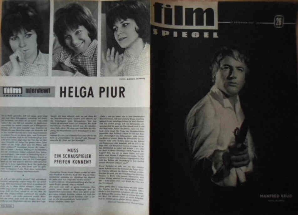 FILMSPIEGEL magazine side cover Issue 26  1963