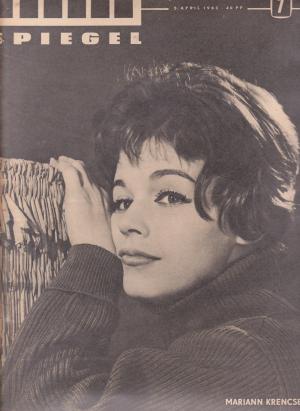 FILMSPIEGEL magazine side cover Issue 7  1963