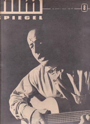 FILMSPIEGEL magazine side cover Issue 8  1963