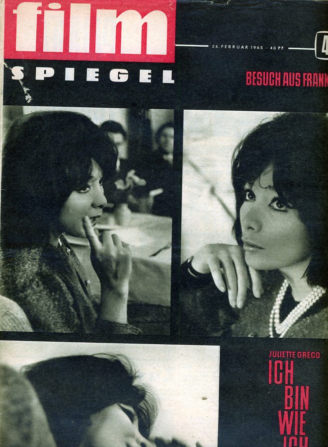 FILMSPIEGEL magazine side cover Issue 4  1965