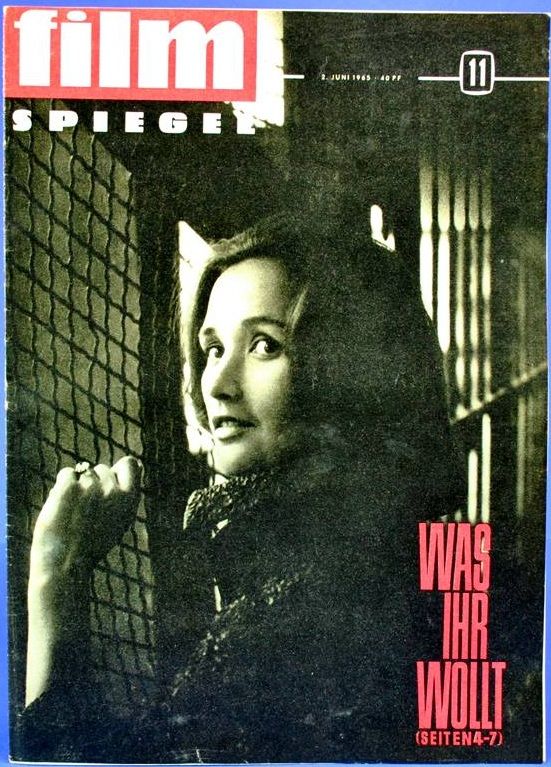 FILMSPIEGEL magazine side cover Issue 11 June 1965