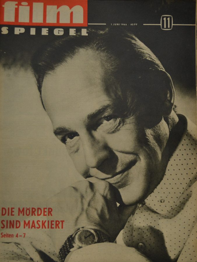FILMSPIEGEL magazine side cover Issue 11  1966