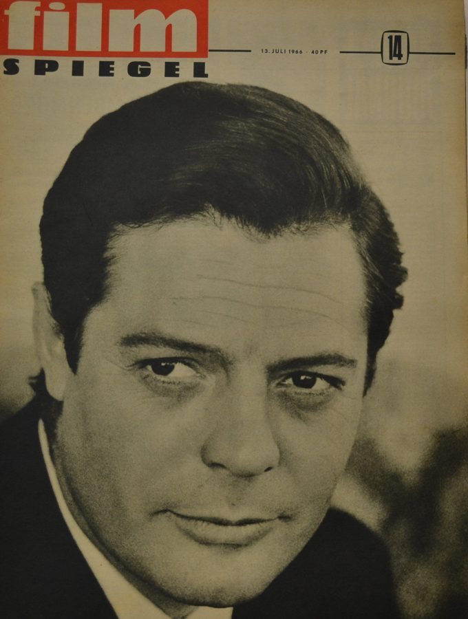 FILMSPIEGEL magazine side cover Issue 14  1966