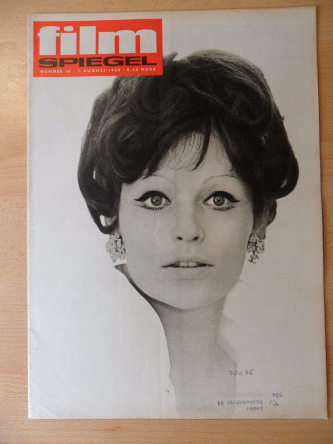 FILMSPIEGEL magazine side cover Issue 16  1968