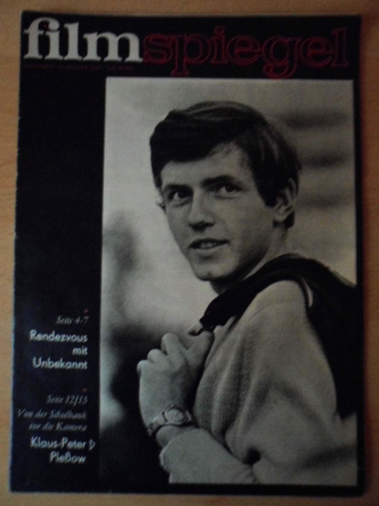 FILMSPIEGEL magazine side cover Issue 2  1969